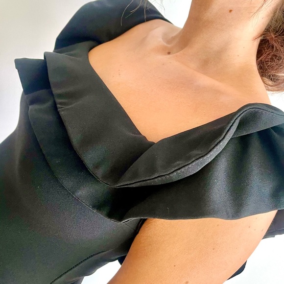 Mind Code Junior’s size 02 mini black ruffle dress - Picture 3 of 4